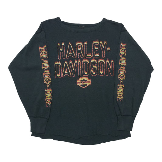 2000s Harley Davidson San Jose California Thermal Shirt Front