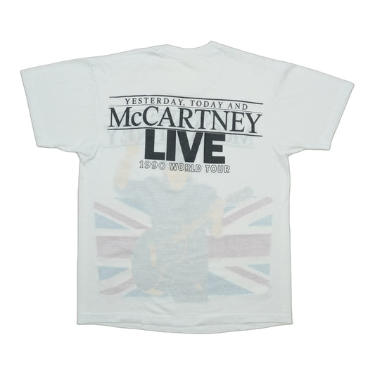 1990 Paul McCartney Yesterday Today Tour Shirt Back