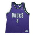 1990s Milwaukee Bucks Shawn Respert Champion Jersey Front