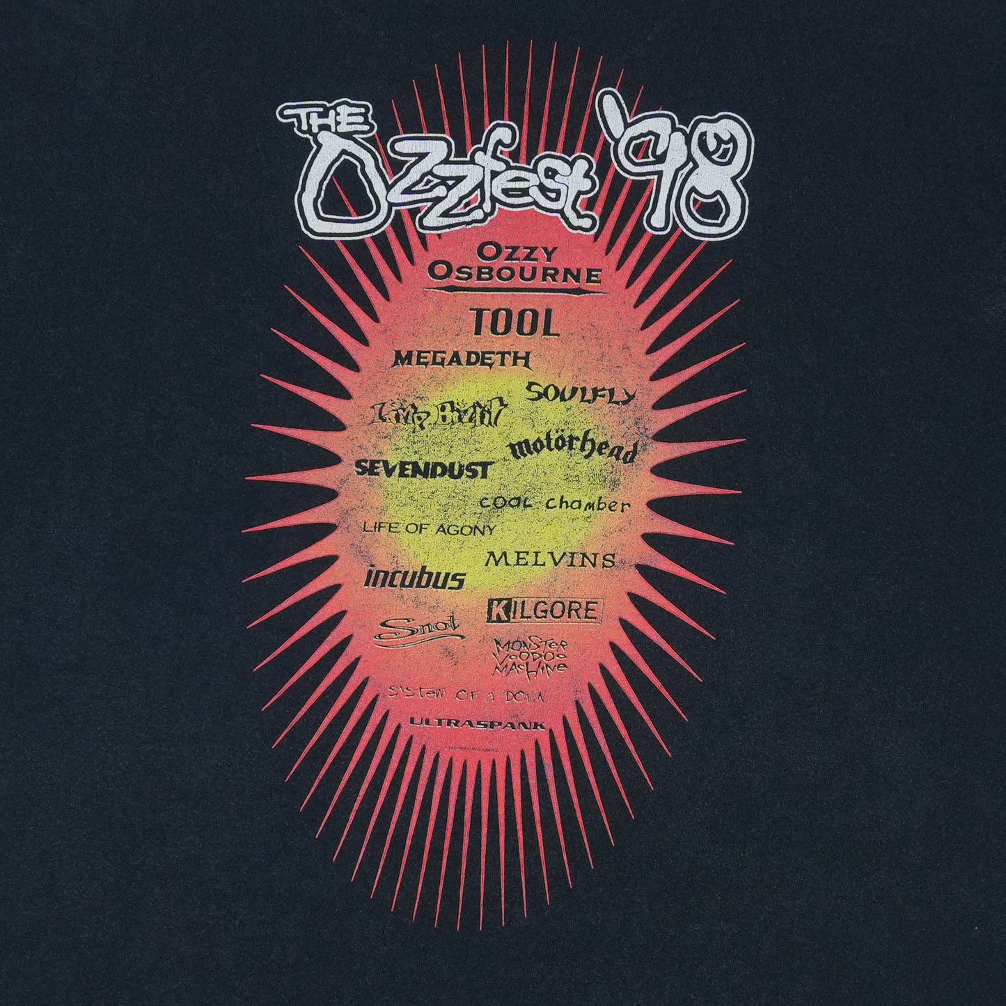 1998 Ozzfest Ozzy Osbourne Shirt Detail 5