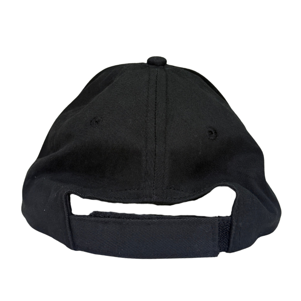 1990s Phil Collins Black Script Hat Back