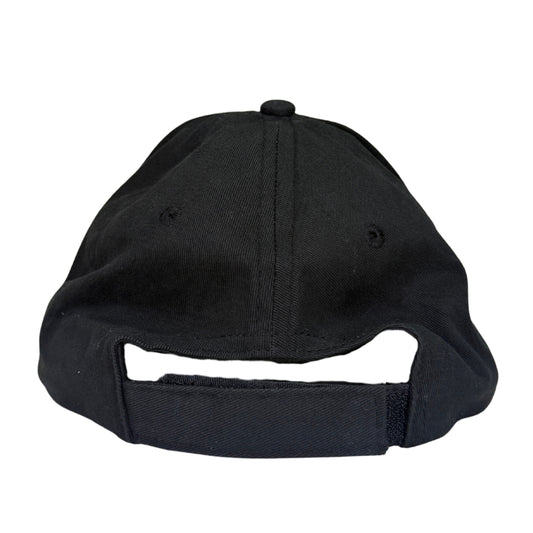 1990s Phil Collins Black Script Hat Back