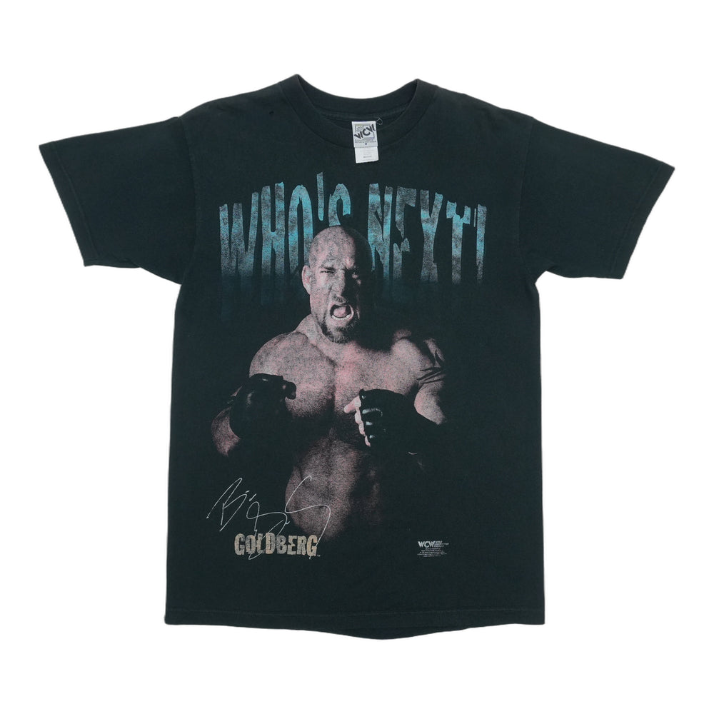 1998 Goldberg Who's Next WCW Shirt Front