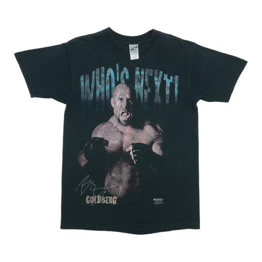 1998 Goldberg Who's Next WCW Shirt Front