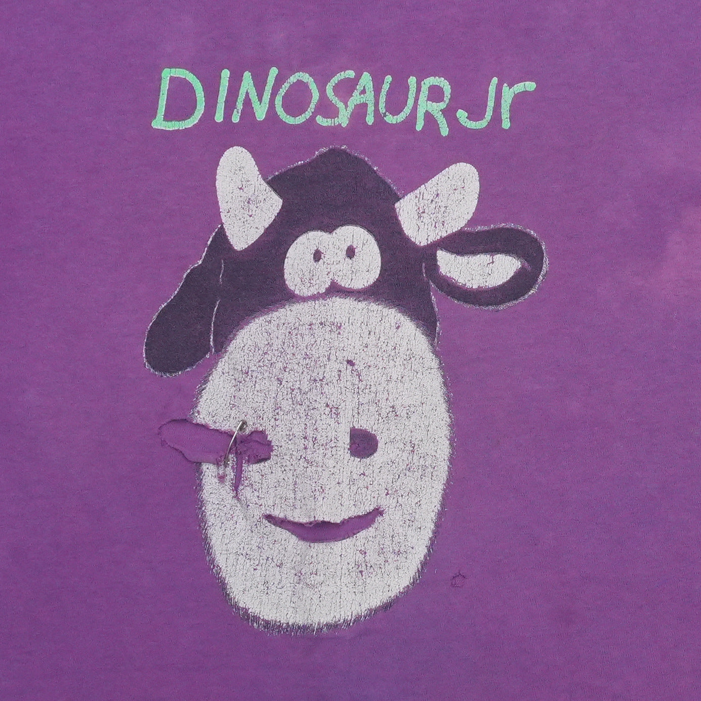 1990s Dinosaur Jr Cow Shirt Detail 2