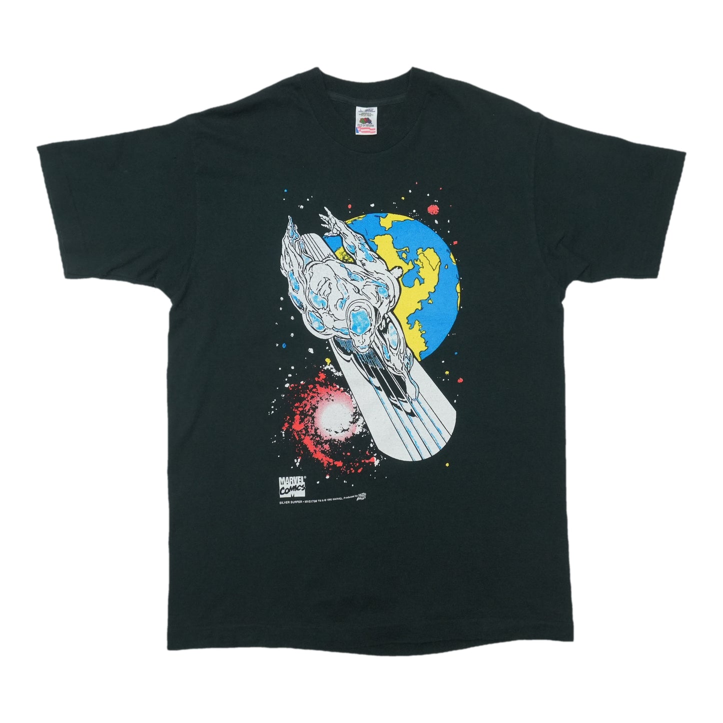 1990s Marvel Silver Surfer Shirt Front