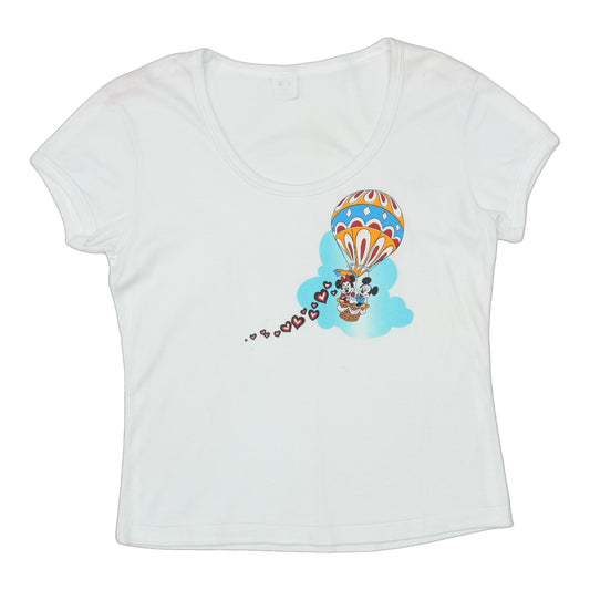 1980s Disney Mickey and Minnie Balloon Shirt Front