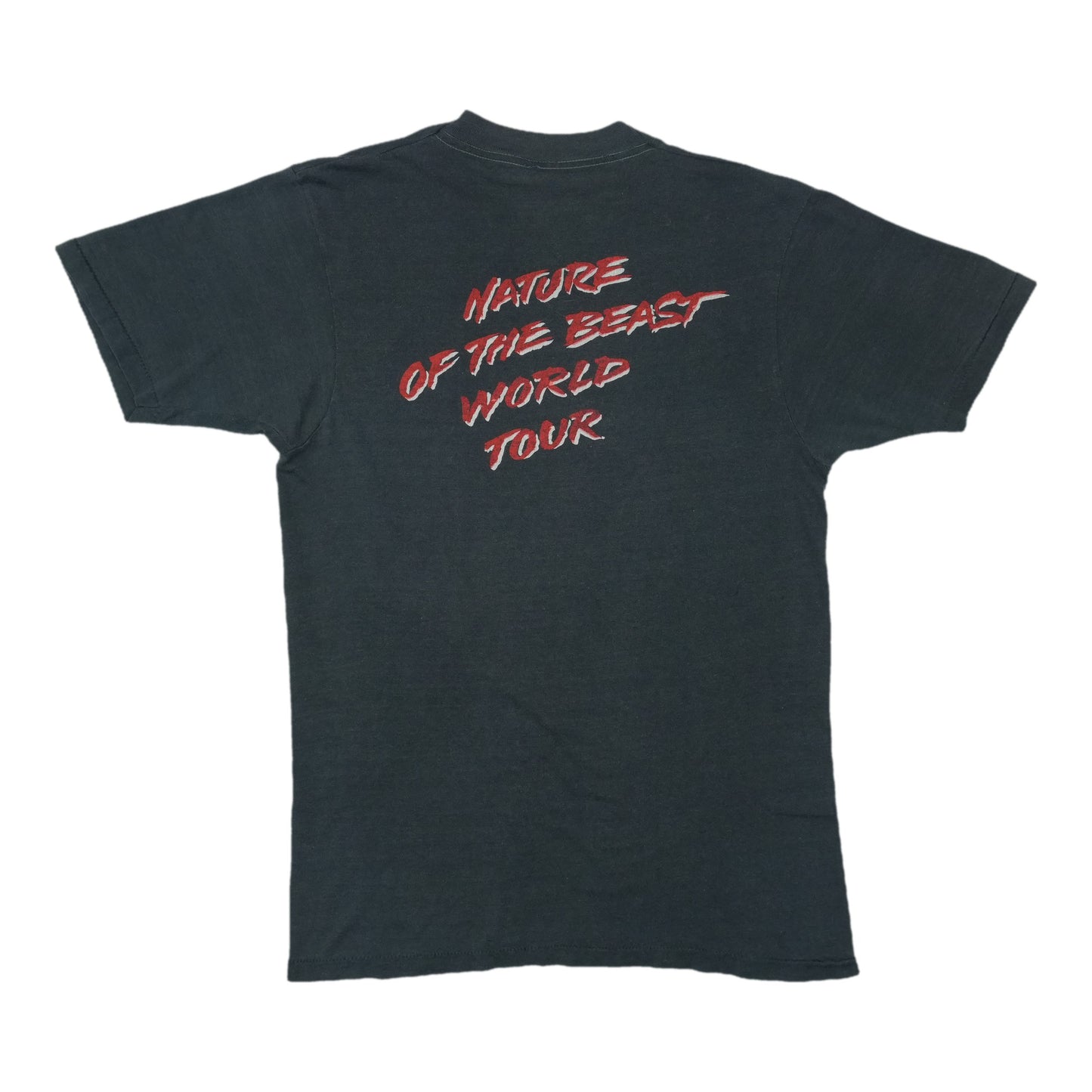1981 April Wine Nature Of The Beast Tour Shirt Back
