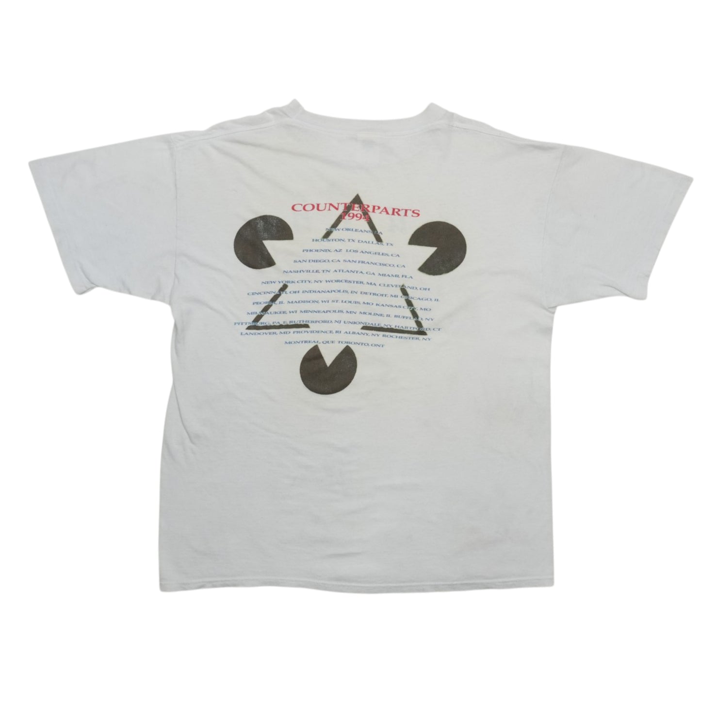 1993 Rush Counterparts Shirt Back