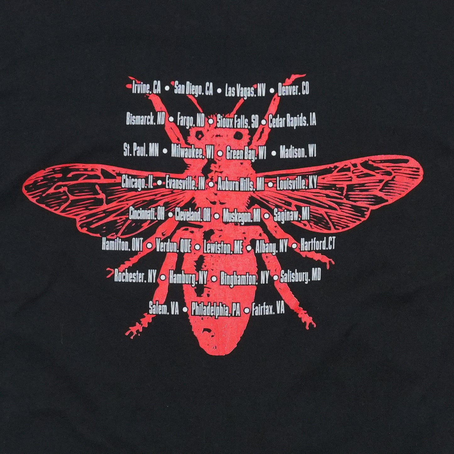 1995 White Zombie Astro-Creep: 2000 Shirt Back Graphic