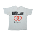 1992 Pearl Jam Don't Give Up European Tour Shirt Front