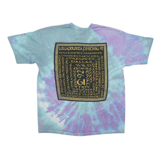 1992 Lollapalooza Festival Shirt Back
