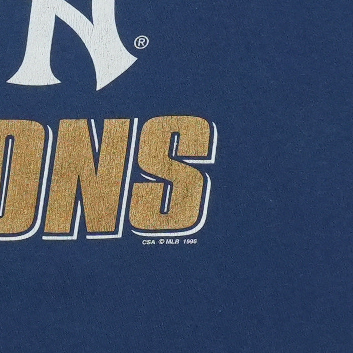 1996 New York Yankees Eastern Division Champions Shirt Front Detail 1