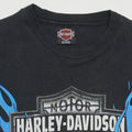 1993 Harley Davidson Blue Flame Shirt