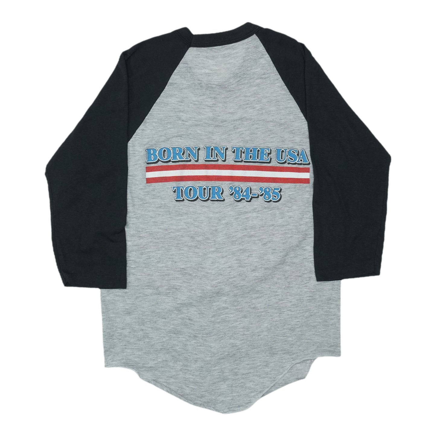 1984 Bruce Springsteen Born In The USA Raglan Shirt Back