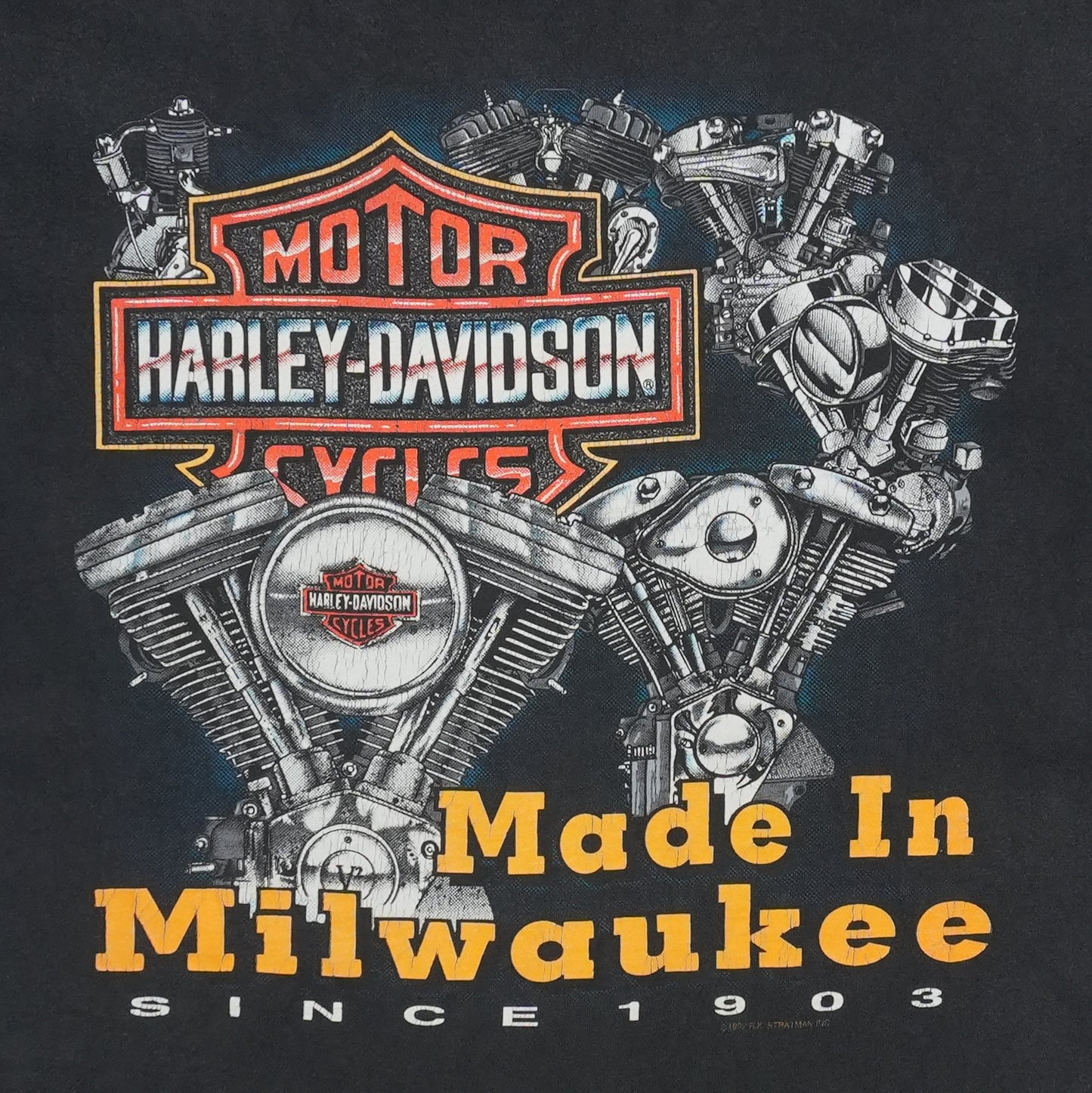 1990s Harley Davidson Made In Milwaukee Shirt