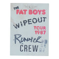 1987 The Fat Boys Wipeout Tour Backstage Pass - front