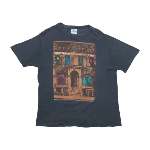 Led Zeppelin Physical Graffiti Tシャツ Led Zeppelin Physical Graffiti Album White T-Shirt - Led Zeppelin