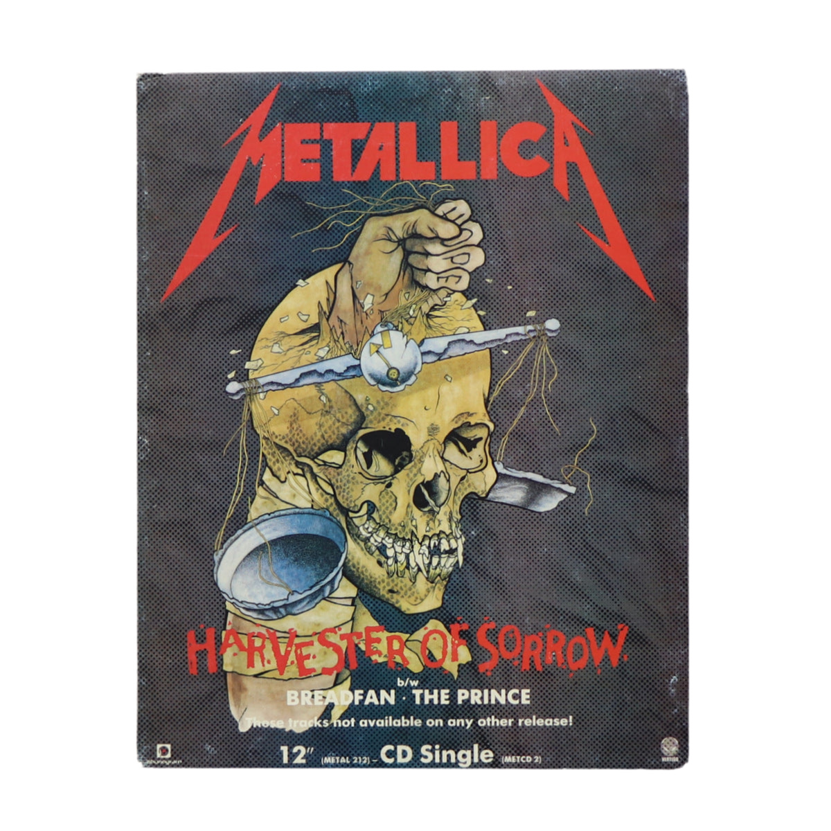 1988 Metallica Harvester Of Sorrow Breadfan The Prince Promo
