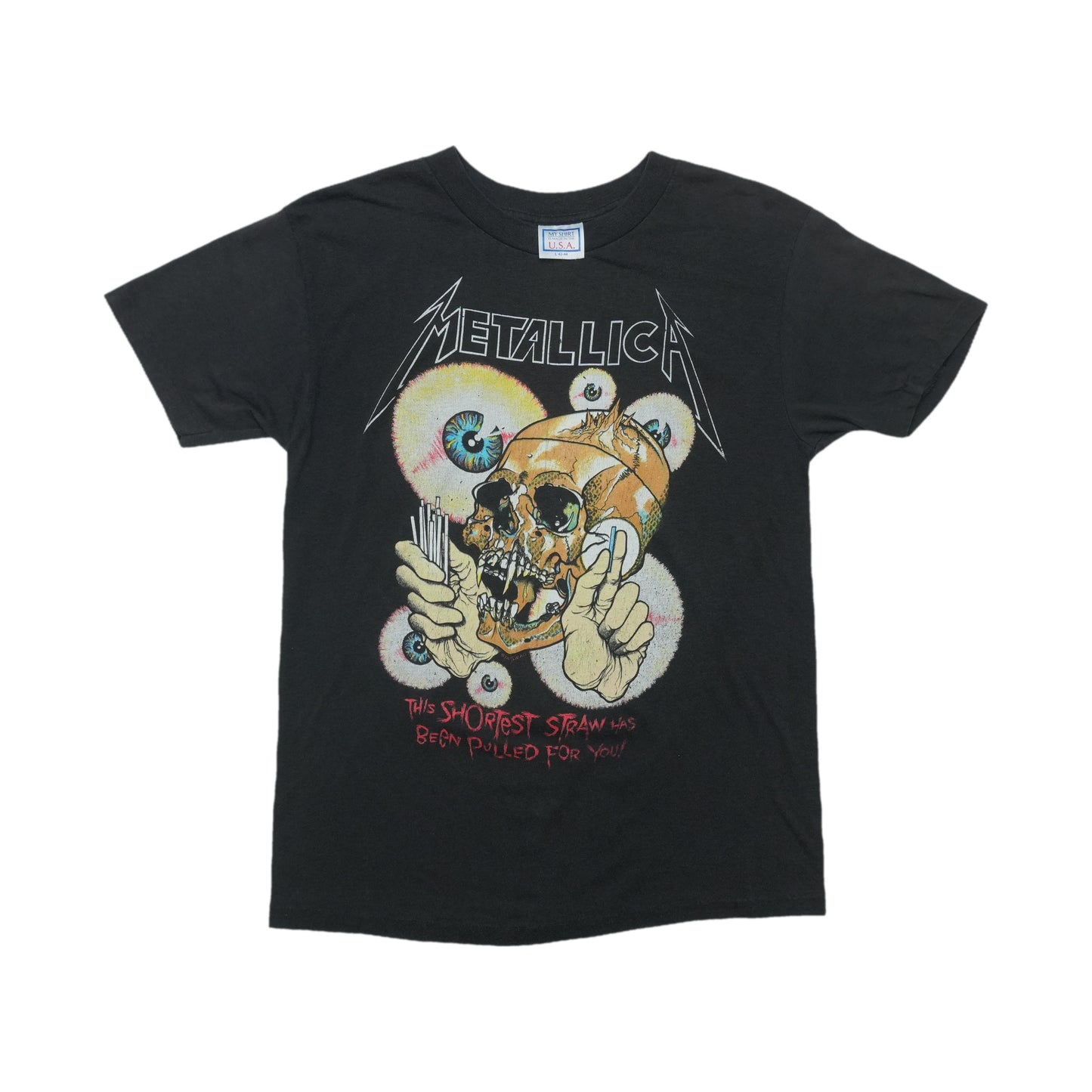 1988 Metallica Shortest Straw Shirt Front