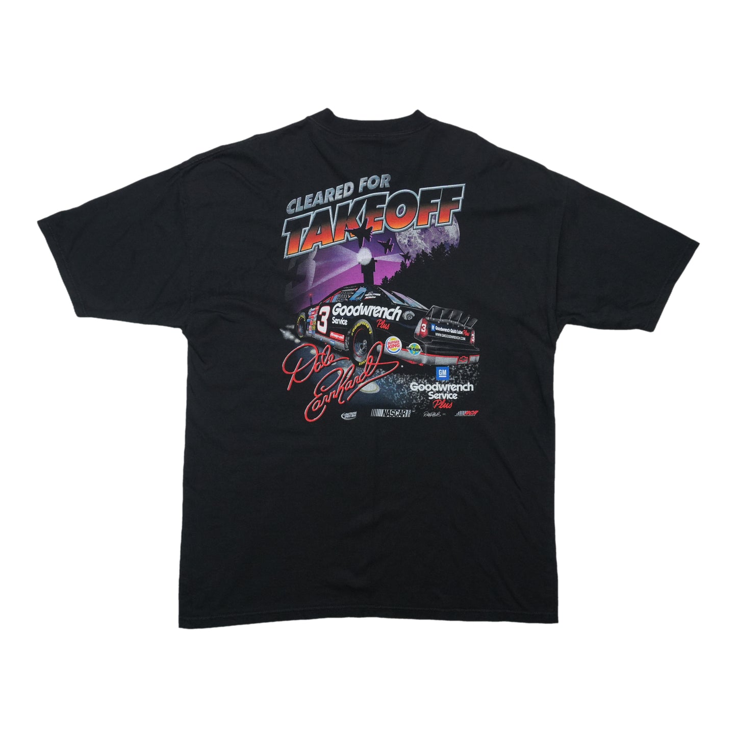 1998 Dale Earnhardt Daytona 500 Champion Face Of Determination Shirt Back