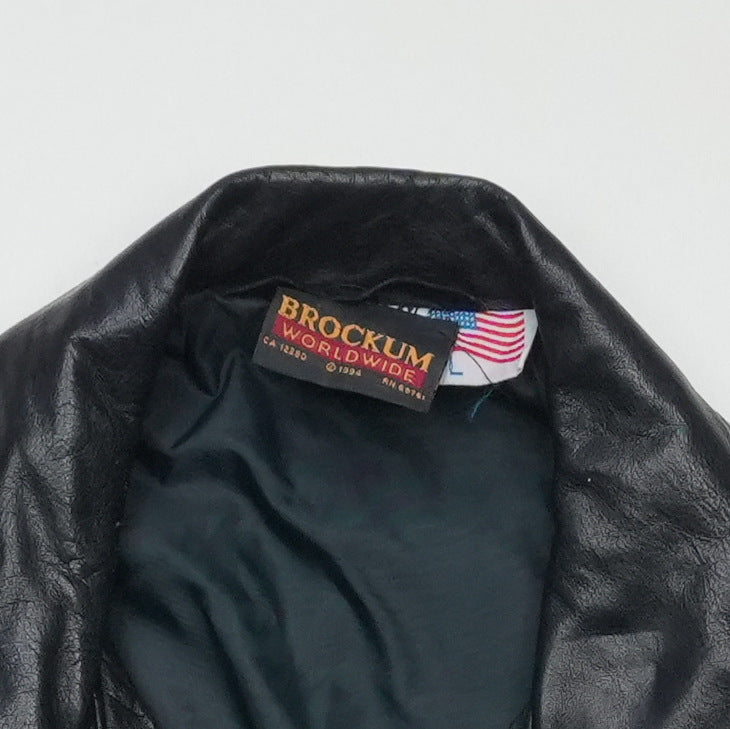 1994 Rolling Stones Voodoo Lounge Leather Jacket Tag