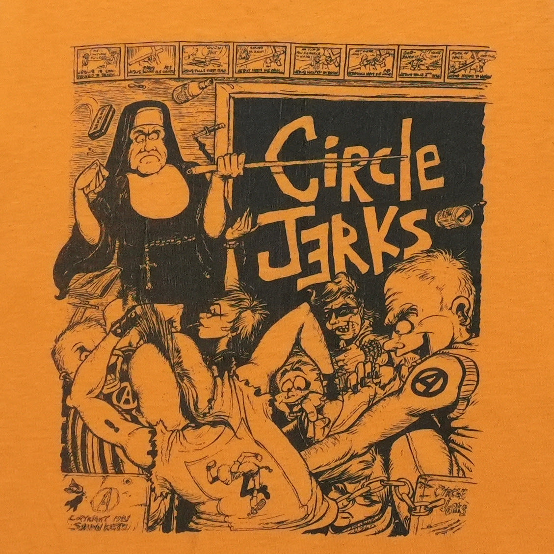 1980s Circle Jerks Shirt Detail