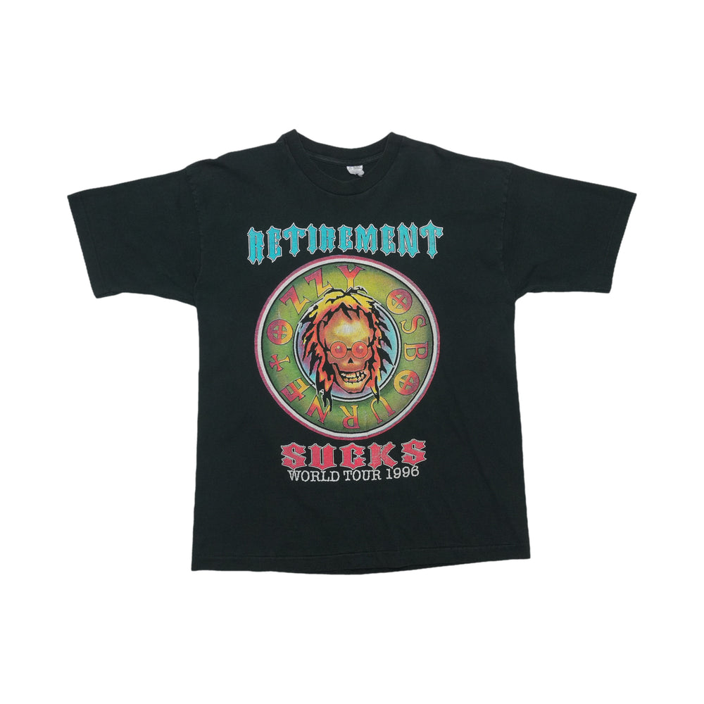 1996 Ozzy Osbourne Retirement Sucks World Tour Shirt Front