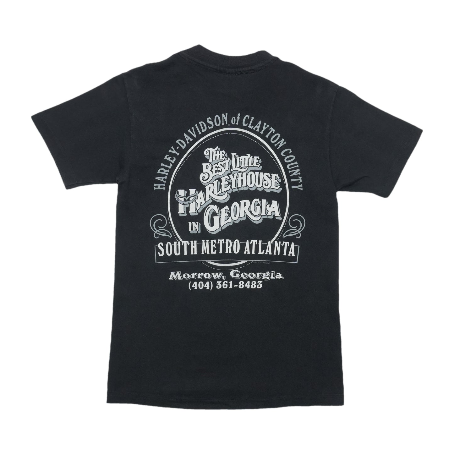 1990s Harley Davidson Real Men Don't Need Direction Shirt Back