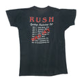 1982 Rush Exit Stage Left Tour Shirt Back