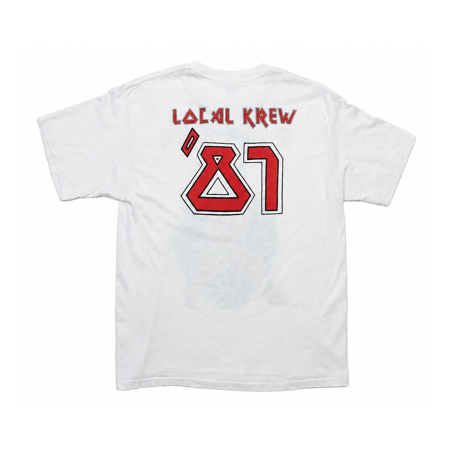 1987 Iron Maiden Somewhere In Time Local Krew Tour Shirt