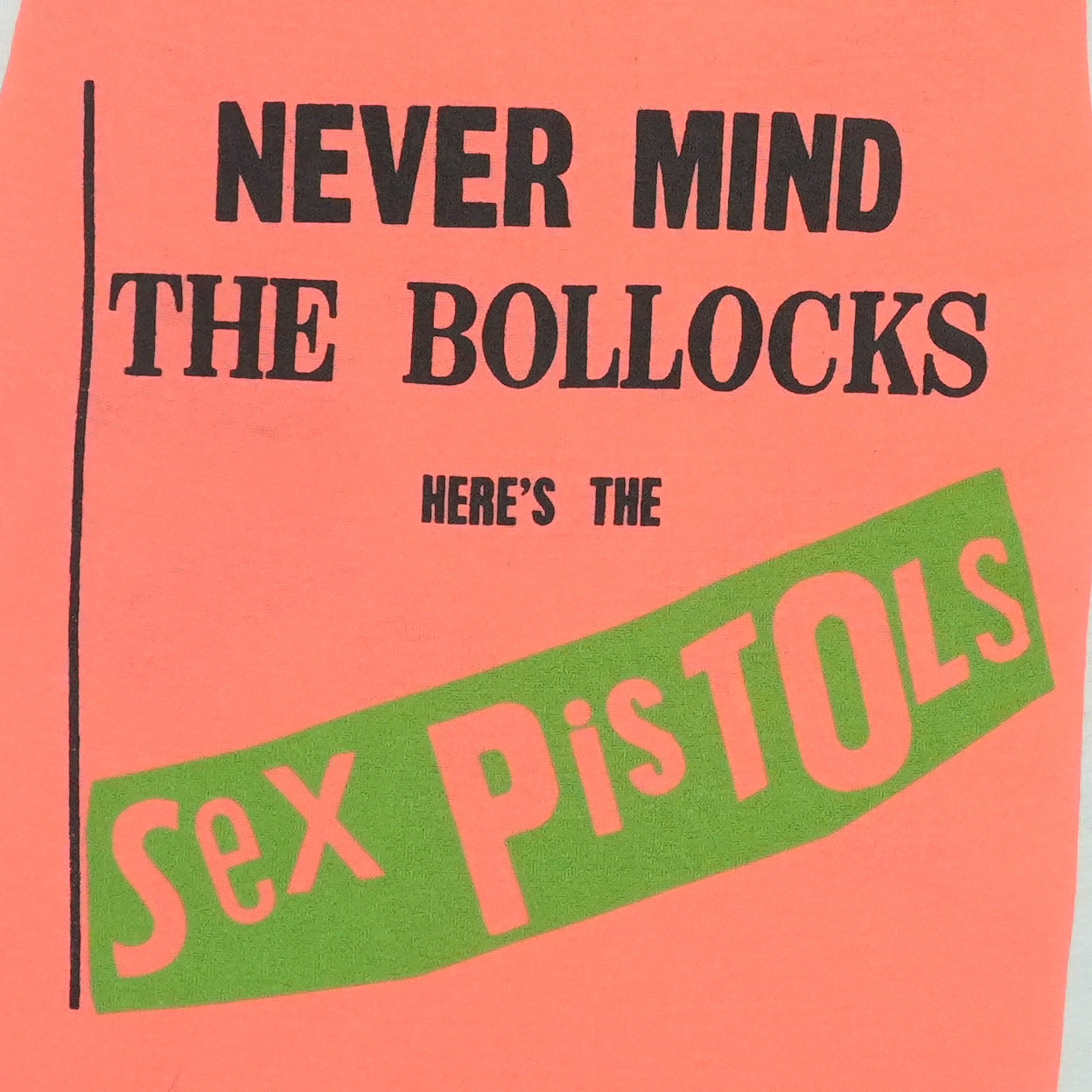 1977 Sex Pistols Never Mind The Bollocks Promo Shirt