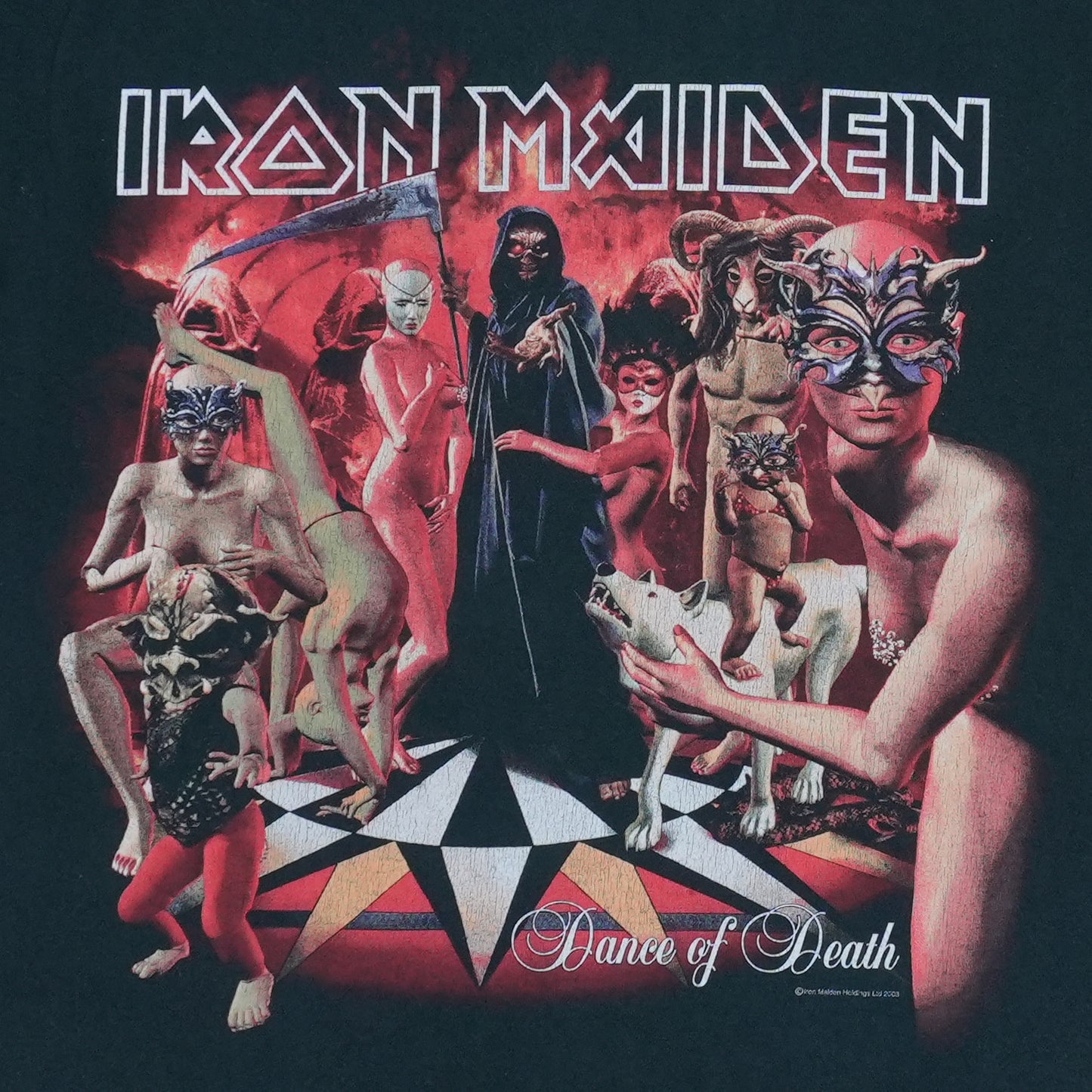 2003 Iron Maiden Dance Of Death World Tour Shirt