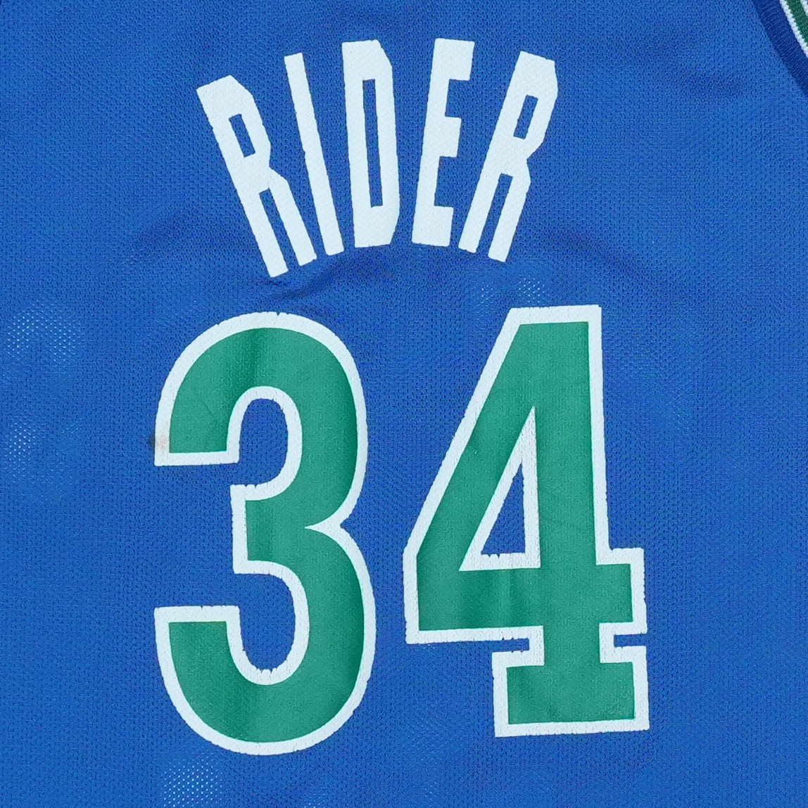 1990s Isaiah Rider Jr Minnesota Timberwolves Basketball Jersey