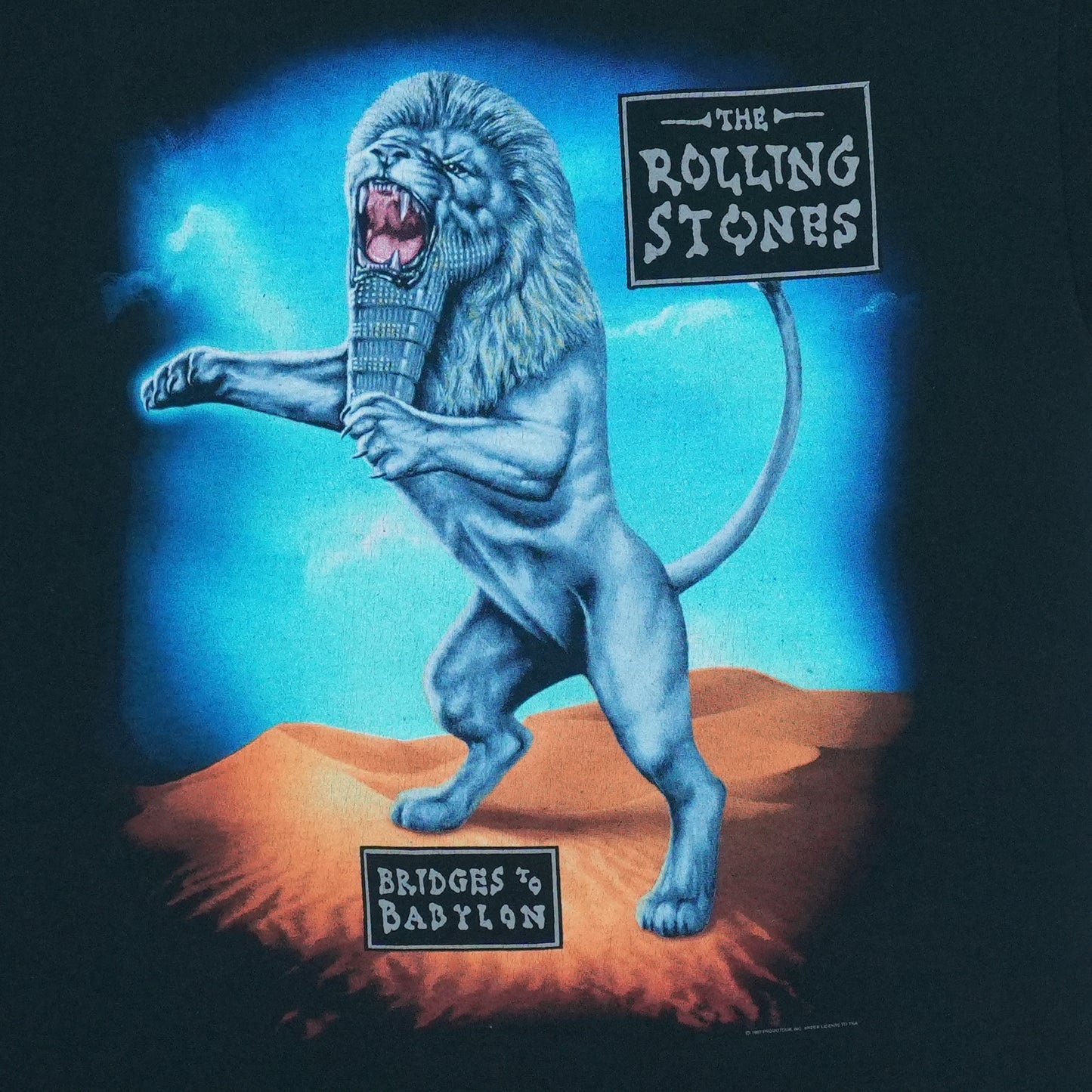 1997 Rolling Stones Bridges To Babylon Tour Shirt