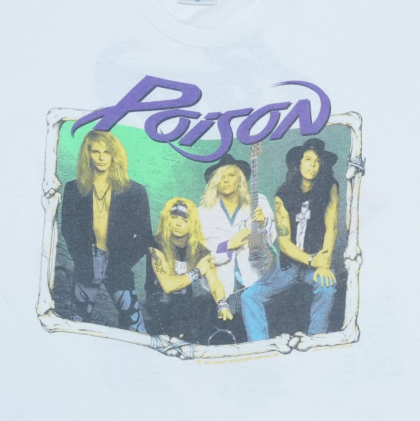 1990 Poison Flesh & Blood Tour Shirt