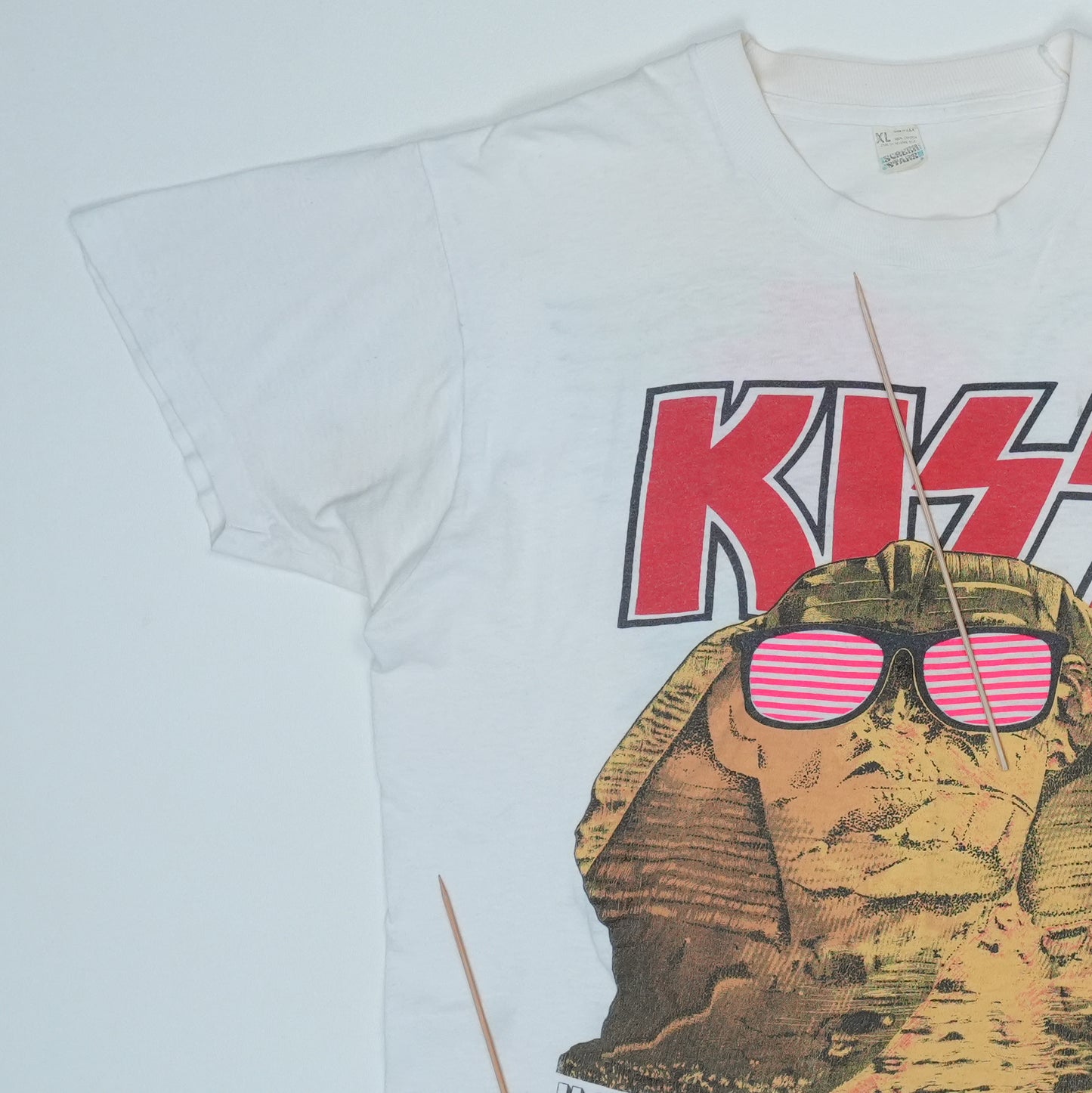 1990 Kiss Hot In The Shde Tour Shirt