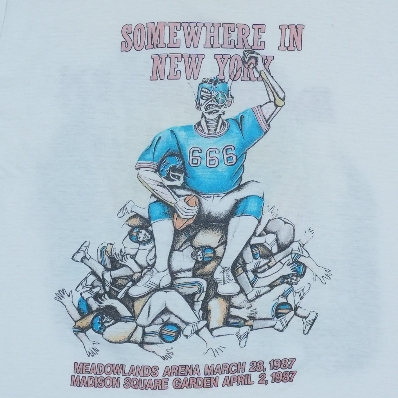 1987 Iron Maiden Somewhere In New York Concert Shirt