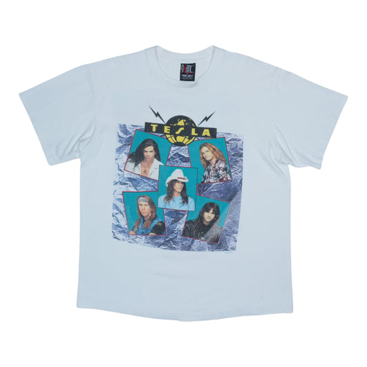 1992 Tesla Psychotic Supper Tour Shirt