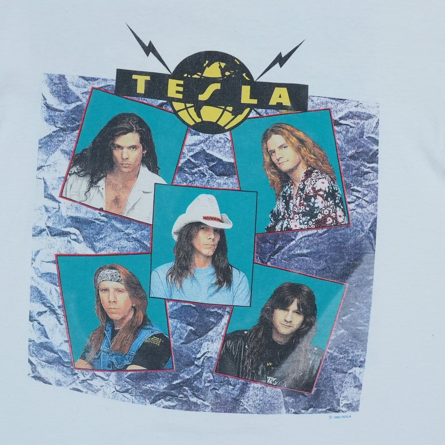 1992 Tesla Psychotic Supper Tour Shirt