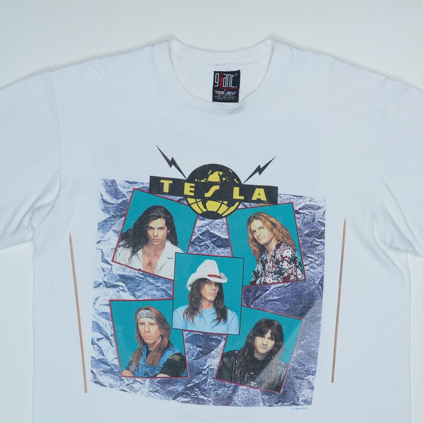 1992 Tesla Psychotic Supper Tour Shirt