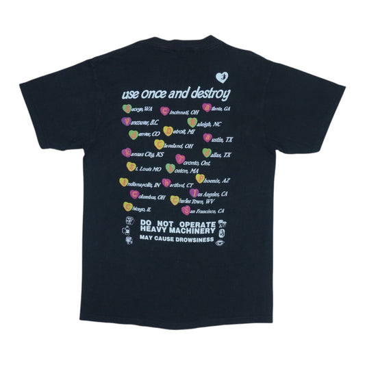 1995 Hole Use Once and Destroy Tour Shirt Back