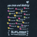 1995 Hole Use Once and Destroy Tour Shirt Detail