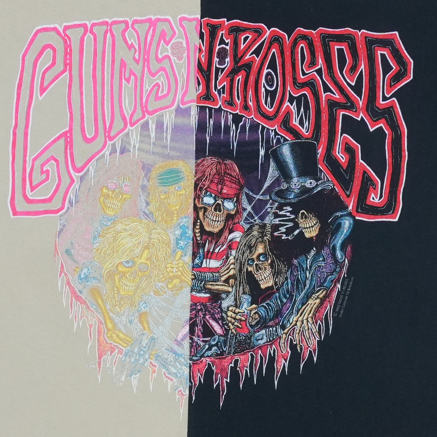1991 Guns N Roses Color Change Shirt