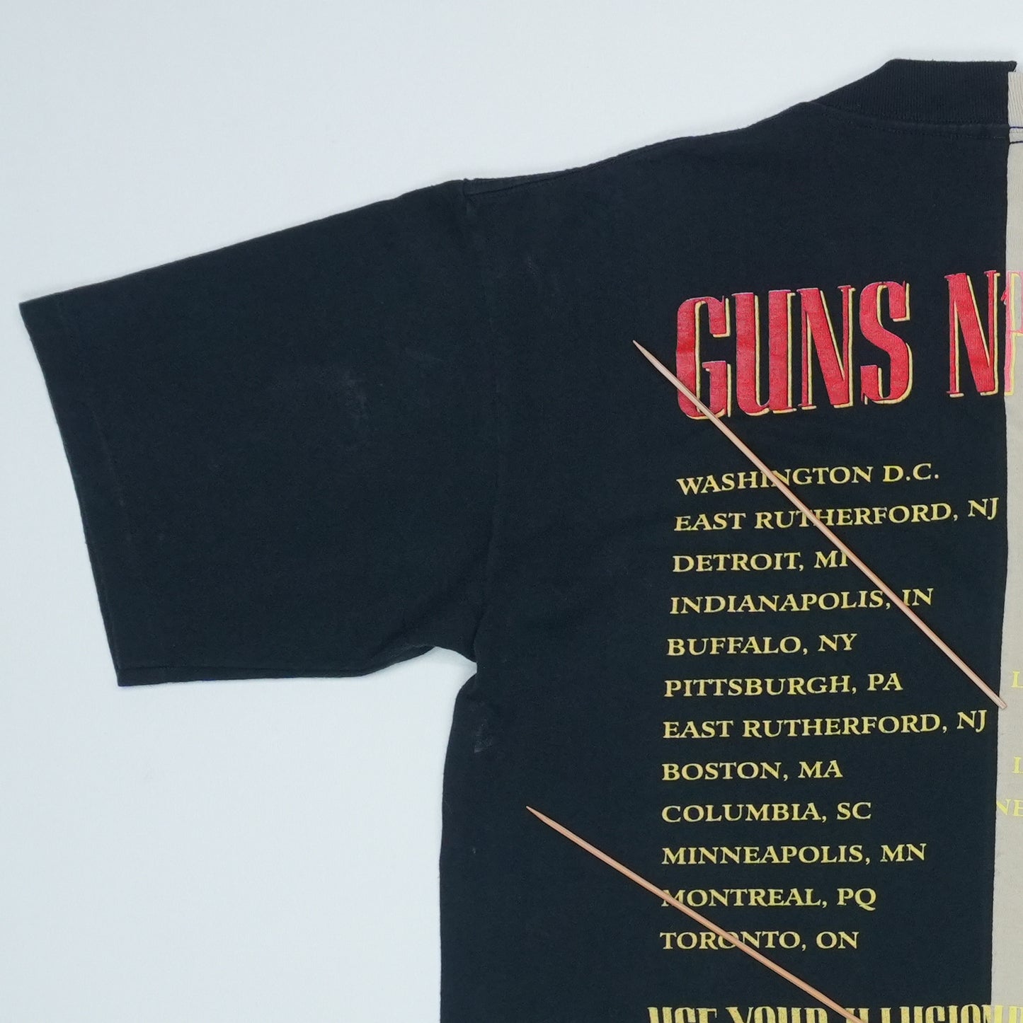 1991 Guns N Roses Color Change Shirt