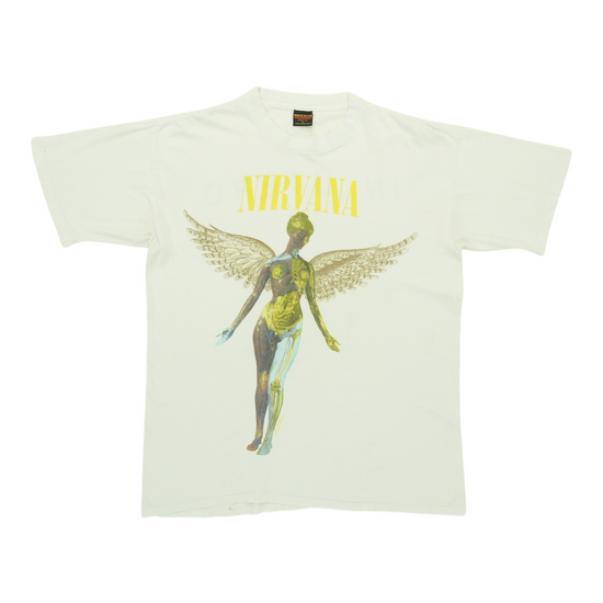 【Raucohouse】Utero 93 vintage T-shirt 1993 vintage Nirvana in utero shirt with Brockum tag : r/Nirvana