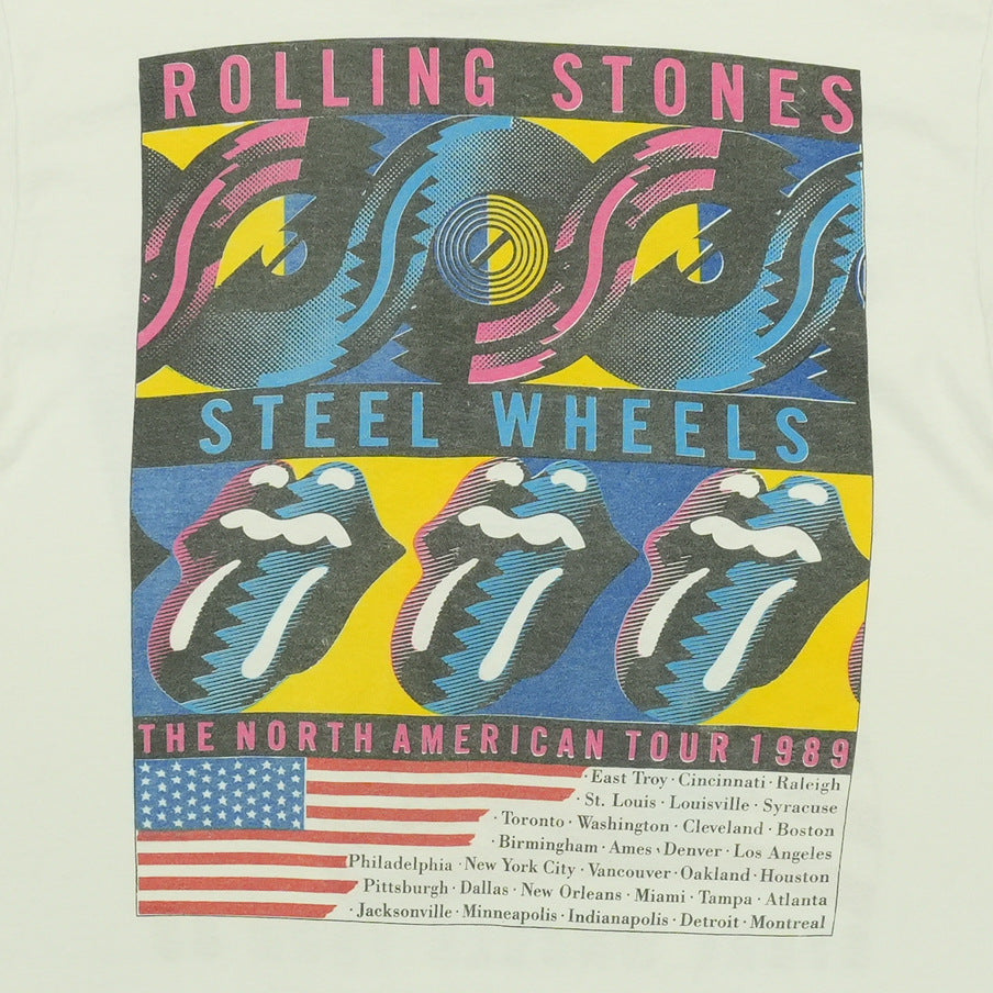 1989 Rolling Stones Steel Wheels Tour Shirt