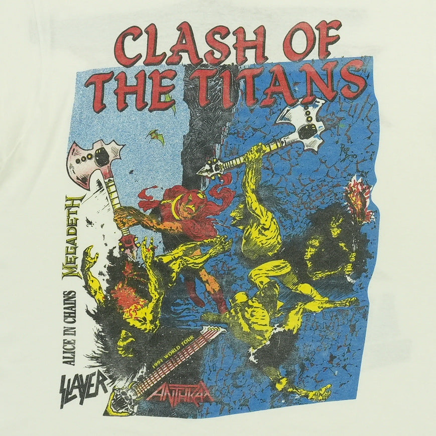 1991 Clash Of The Titans Concert Shirt