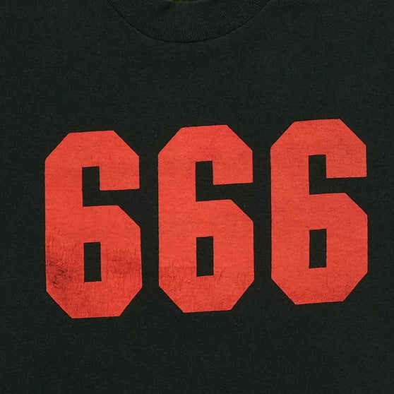 1990s Archaic Smile Beelzebub 666 Shirt | WyCo Vintage