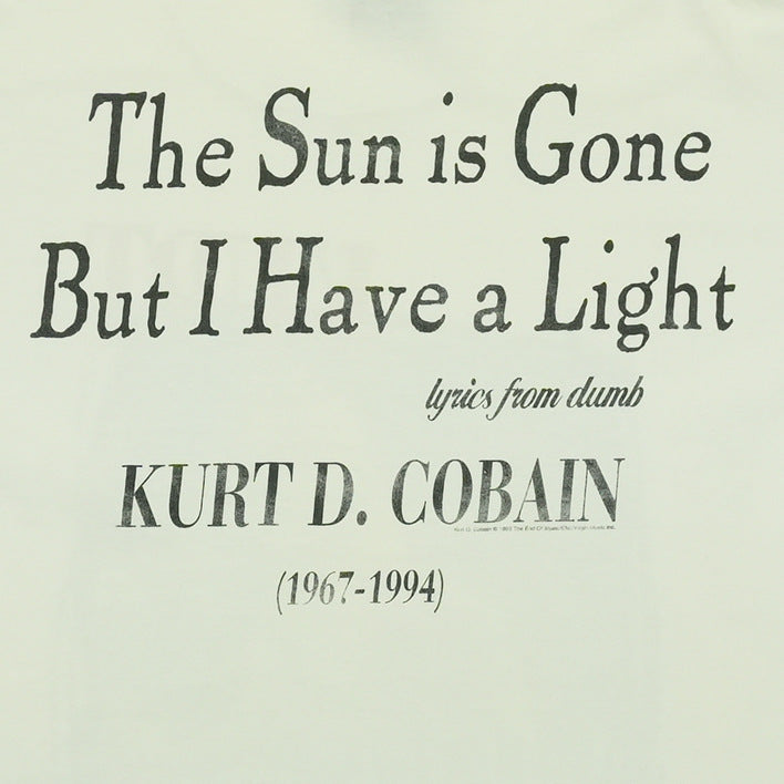 1995 Nirvana Kurt Cobain Unplugged MTV Shirt